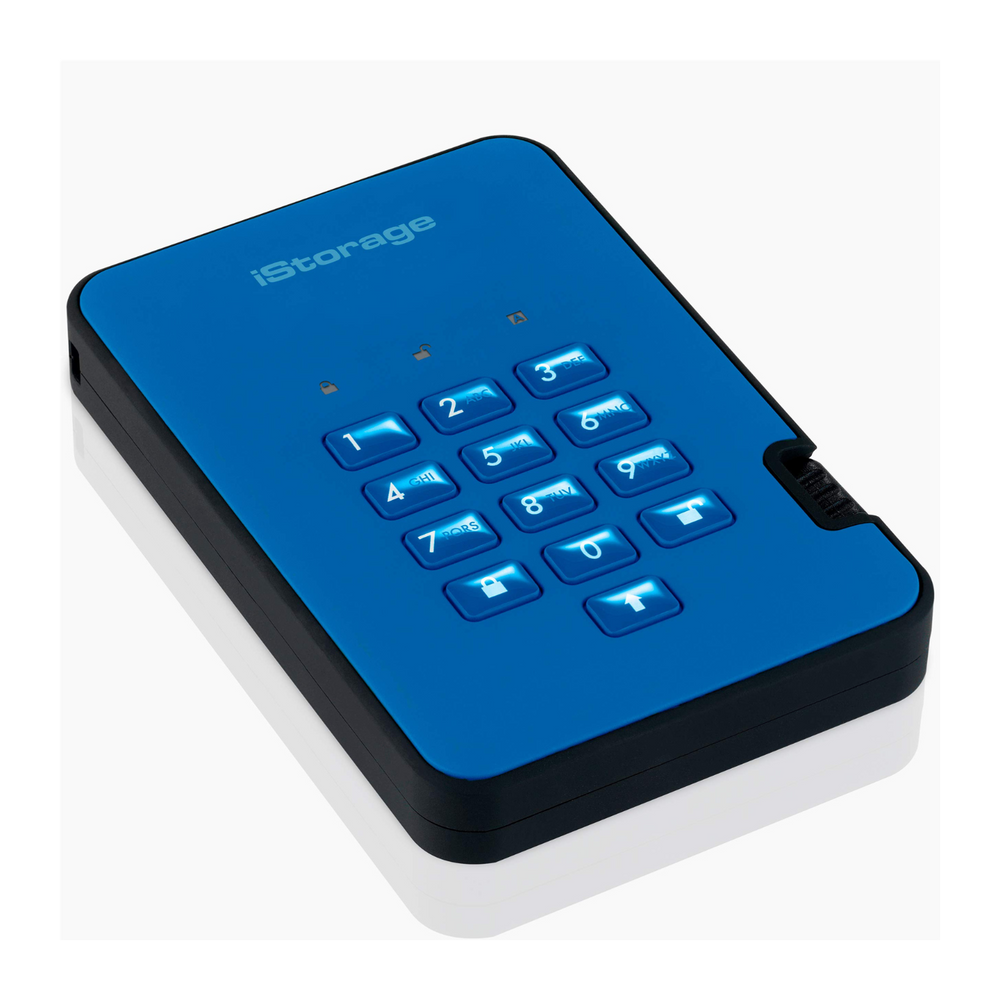 iStorage diskAshur2 SSD 8TB Blue