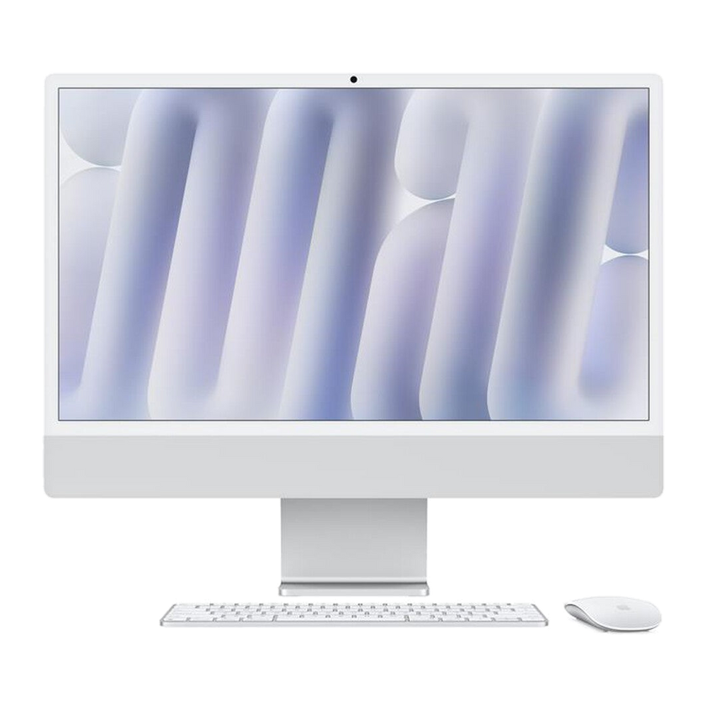 Apple iMac Retina 24" 4.5K M4 Core 8 CPU 8 GPU 256GB-Argento