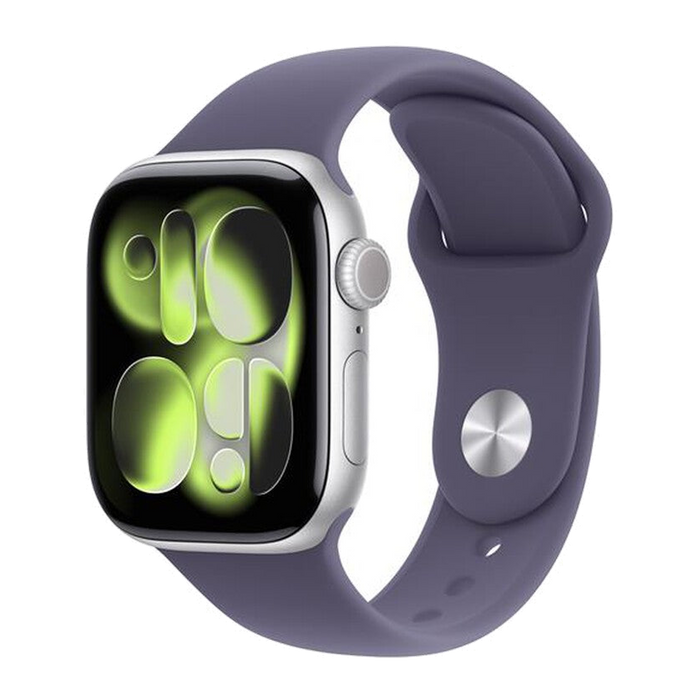 Apple Watch Series 11 GPS 42mm Alluminio-Sport Band Viola Nebbia - S/M