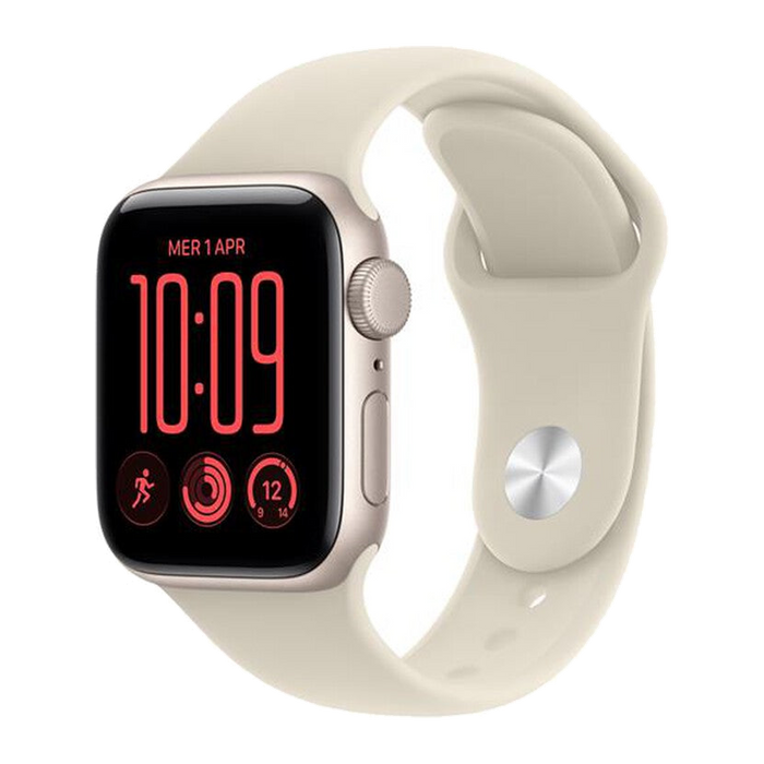 Apple Watch SE 3 GPS 40mm Alluminio Galassia-Sport Band Sabbia - M/L