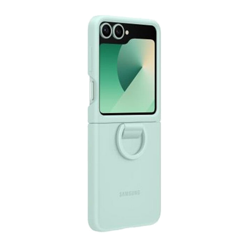Samsung Custodia Silicone Ring Case per Galaxy Z Flip6-Mint