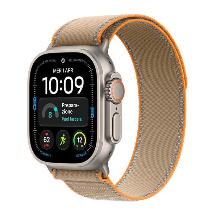 Apple Watch Ultra 4 GPS + Cellular 49mm Titanio-Trail Loop Sabbia - M/L