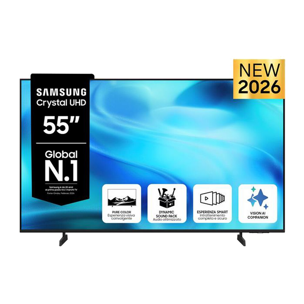 Samsung Smart TV LED 4K 55" Vision AI UE55U7000HUXZT-Black
