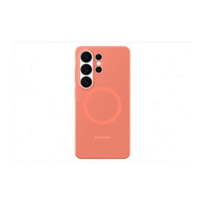 Samsung Custodia Silicone Magnet per Galaxy S26 Ultra-Coral Red
