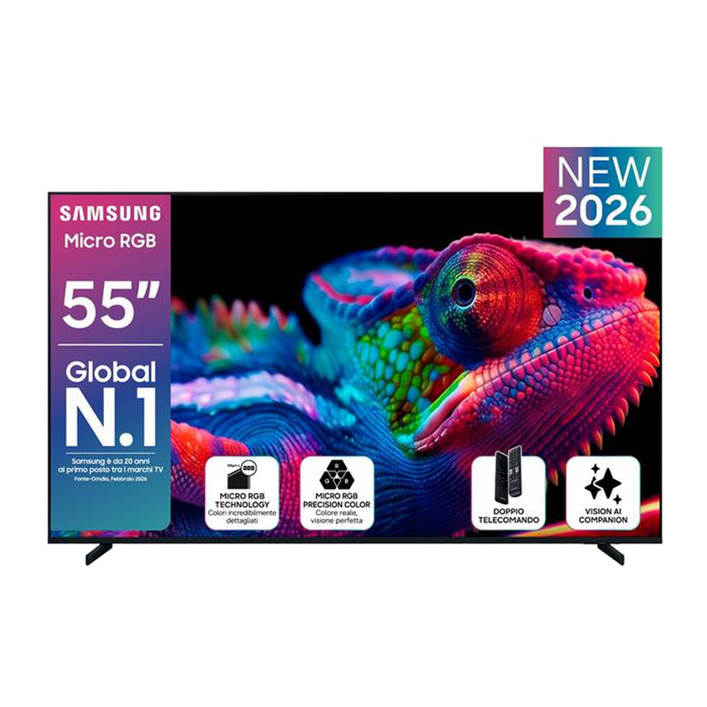 Samsung Smart TV Micro LED RGB 4K AI 55" MRE55R85HAUXZT-Titan Black