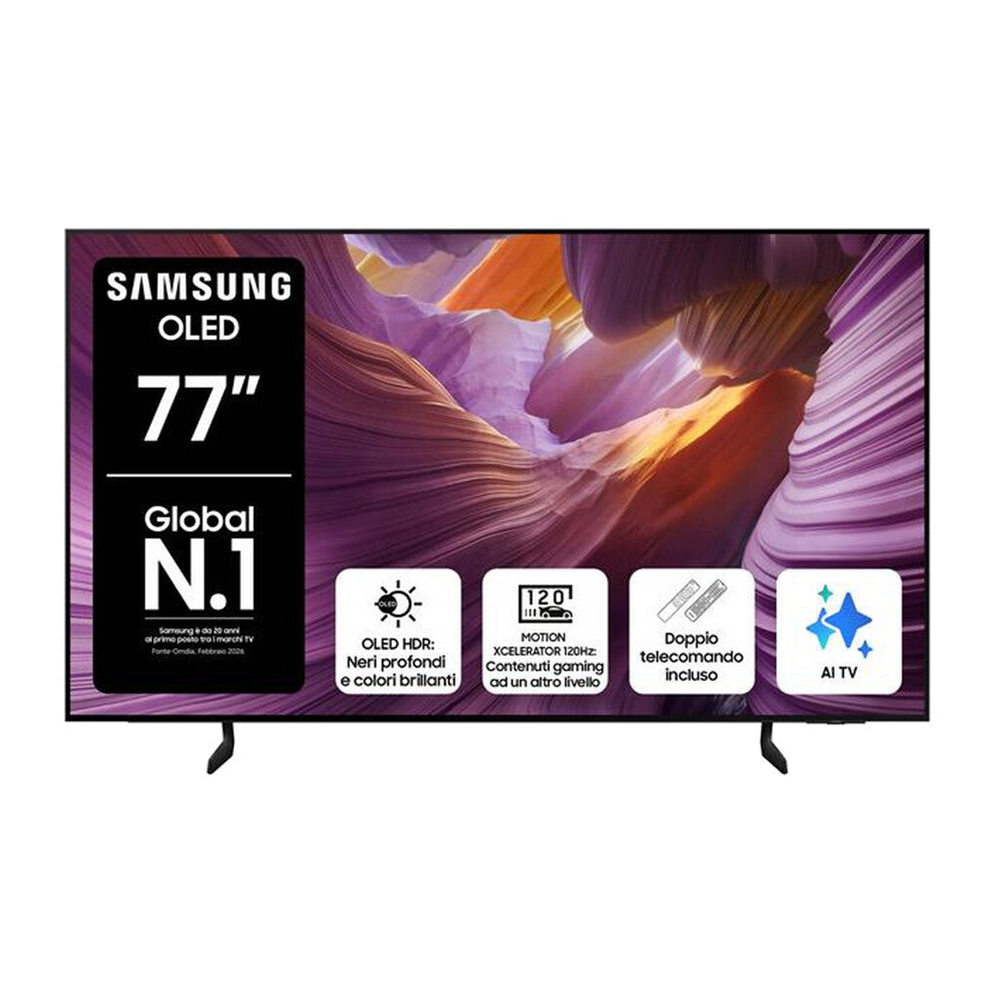 Samsung Smart TV OLED UHD 4K 77" QE77S85FAEXZT-Graphite Black