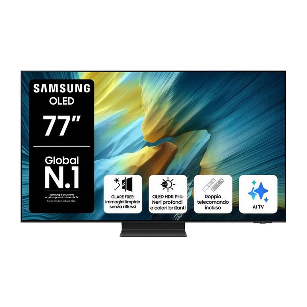 Samsung Smart TV OLED UHD 4K 77" QE77S95FATXZT-Graphite Black