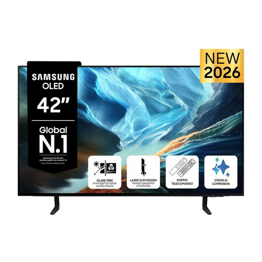 Samsung Smart TV OLED 4K Vision AI 42" QE42S90HAEXZT-Graphite Black
