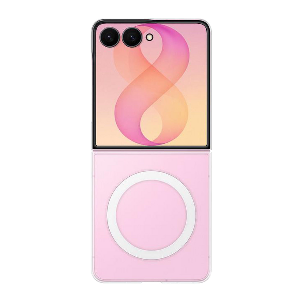 Samsung Custodia Clear Magnet Case per Galaxy Z Flip8-Transparent
